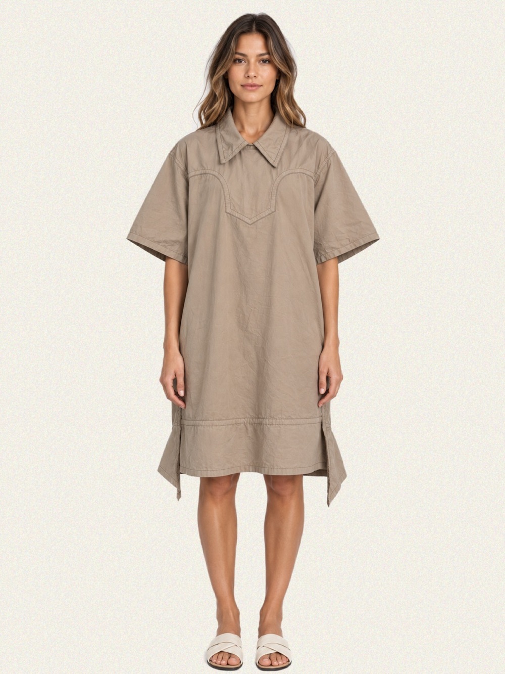 Hache Western Yoke Shirt Dress
